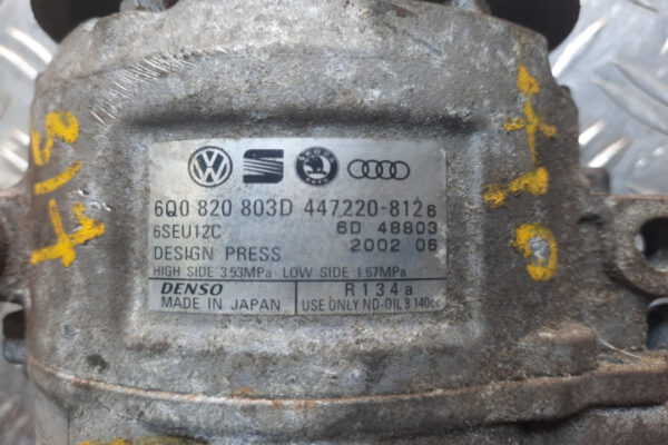 Compresor AC 1.9 TDi cod 6Q0820803D VW Polo 9N Skoda Seat Audi