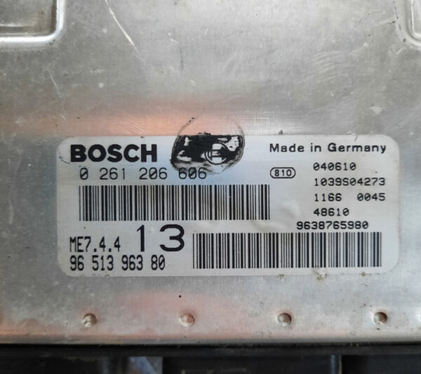 Calculator motor ECU Citroen Xsara 1.6 benzina cod motor NFU cod 9651396380