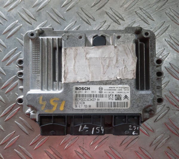 Calculator motor ECU Peugeot 307 1.6 HDi cod motor 9HX cod 9661773380