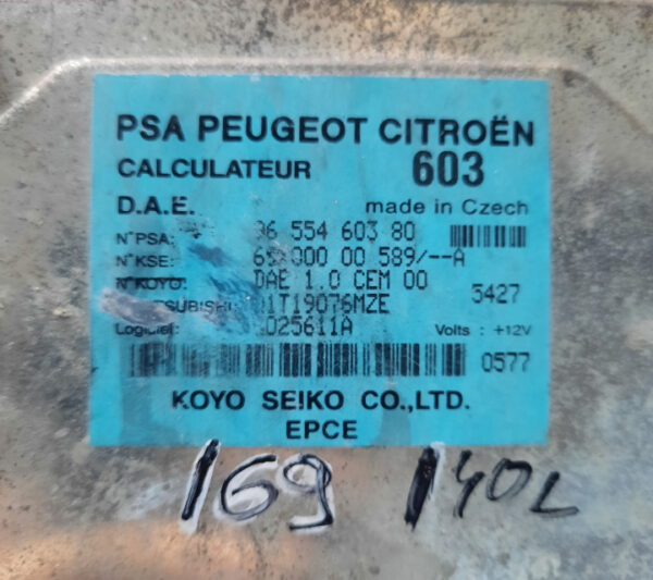 Modul servo 9655460380 1.4 benzina cutie automata KFV