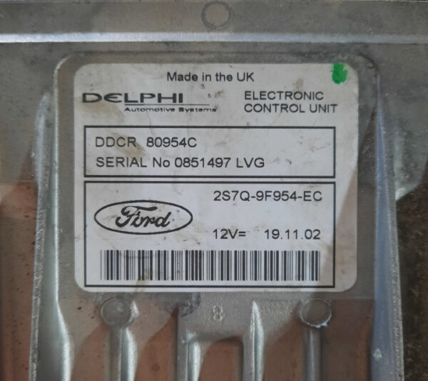 ECU Calculator motor DDCR 80954C 2S7Q-9F954 EC 2.0 TDCi
