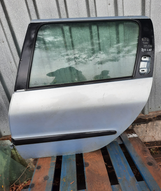 Usa stanga spate Peugeot 206 SW (argintiu)