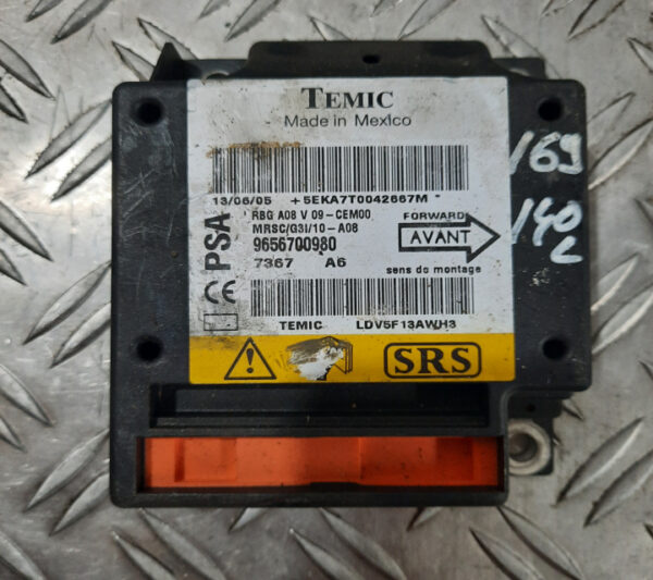 Calculator / Modul airbag 9656700980 Peugeot 1007