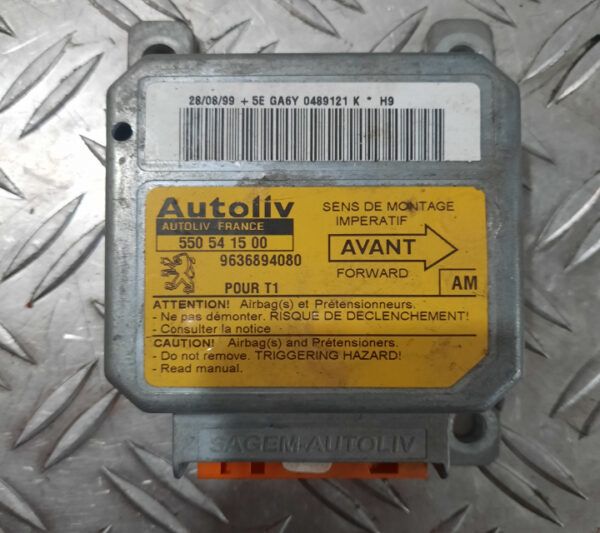 Calculator / Modul airbag 9636894080 Peugeot 206
