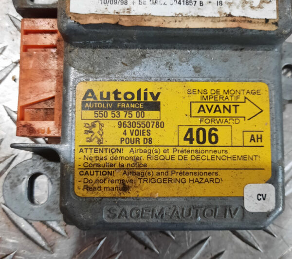 Calculator / Modul airbag 9630550780 Peugeot 406