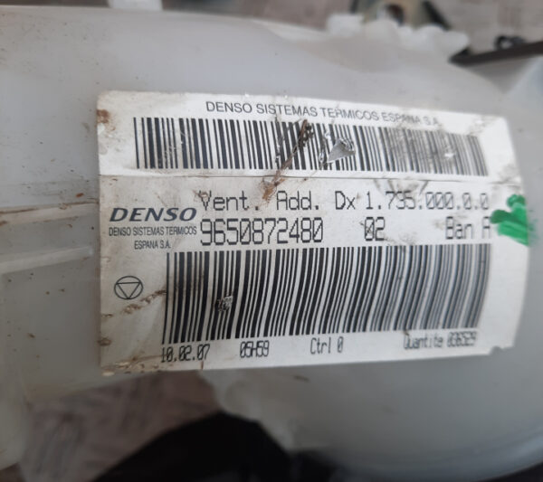 Ventilator habitaclu dreapta spate 9650872480 Citroen C4 Grand Picasso
