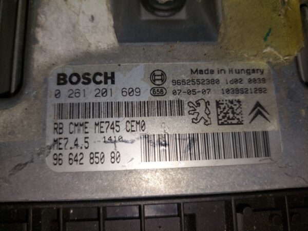 Calculator motor ECU Citroen Xsara 1.6 benzina cod motor NFU cod 9664285080