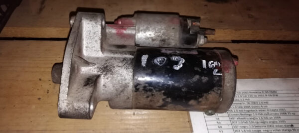 Electromotor Citroen C3 1.4 benzina cod motor KFV cod 9656317780