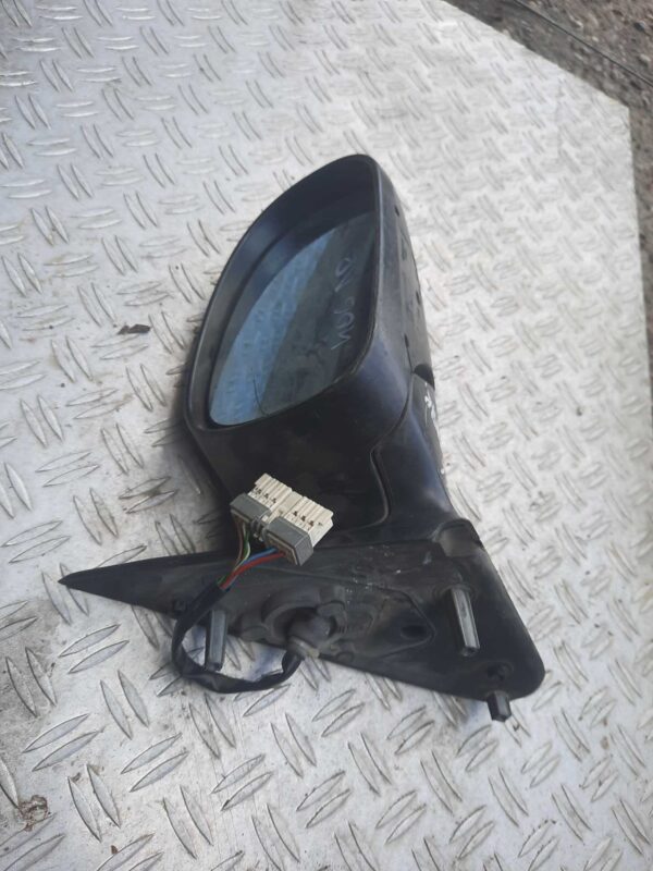 Oglinda dreapta electrica Peugeot 406 an 2002 (albastru metalizat)