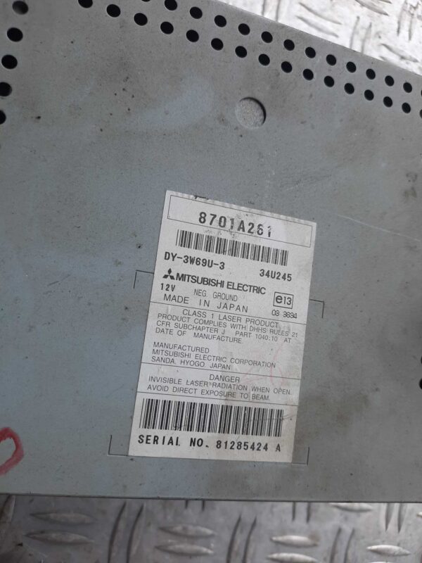 Unitate / Modul Radio CD Player 8701A261 Citroen C-Crosser, Peugeot 4007, Mitsubishi Outlander