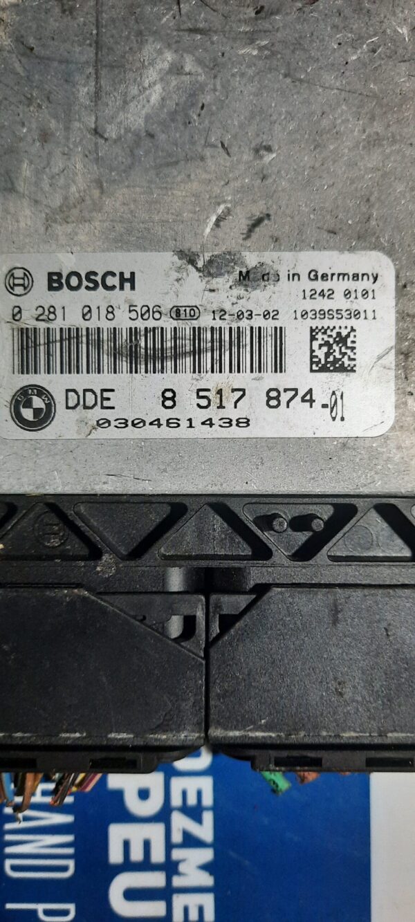 ECU Calculator motor DDE8517874 0281018506 Bmw Seria 3 Seria 1