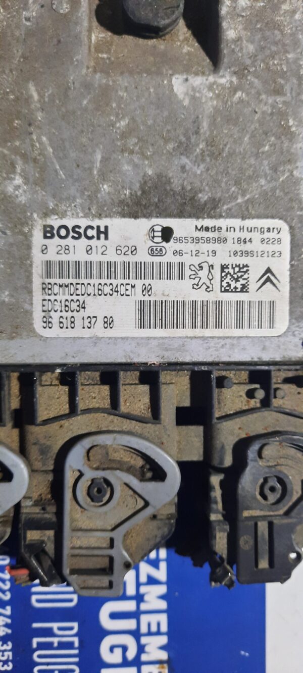 ECU Calculator motor Citroen Peugeot 1.6HDI 9661813780 0281012620 EDC16C34