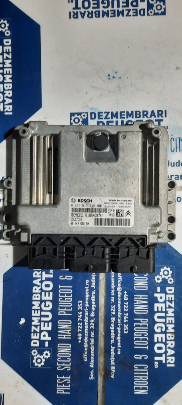 Calculator motor ECU Peugeot 1.4 HDI cod motor 8HY cod 9674254080 Calculator motor ECU Peugeot 1.4 HDI cod motor 8HY cod 9674254080