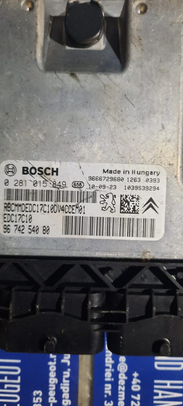 20231031_172432 Calculator motor ECU Peugeot 1.4 HDI cod motor 8HY cod 9674254080