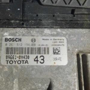 ECU Calculator motor Toyota Aygo 1.0 89661-0H430 0261S12194