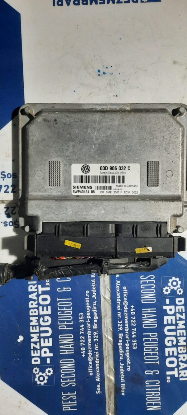 ECU Calculator motor VW Polo Seat Ibiza Skoda Fabia 03D906032C 5WP4012405
