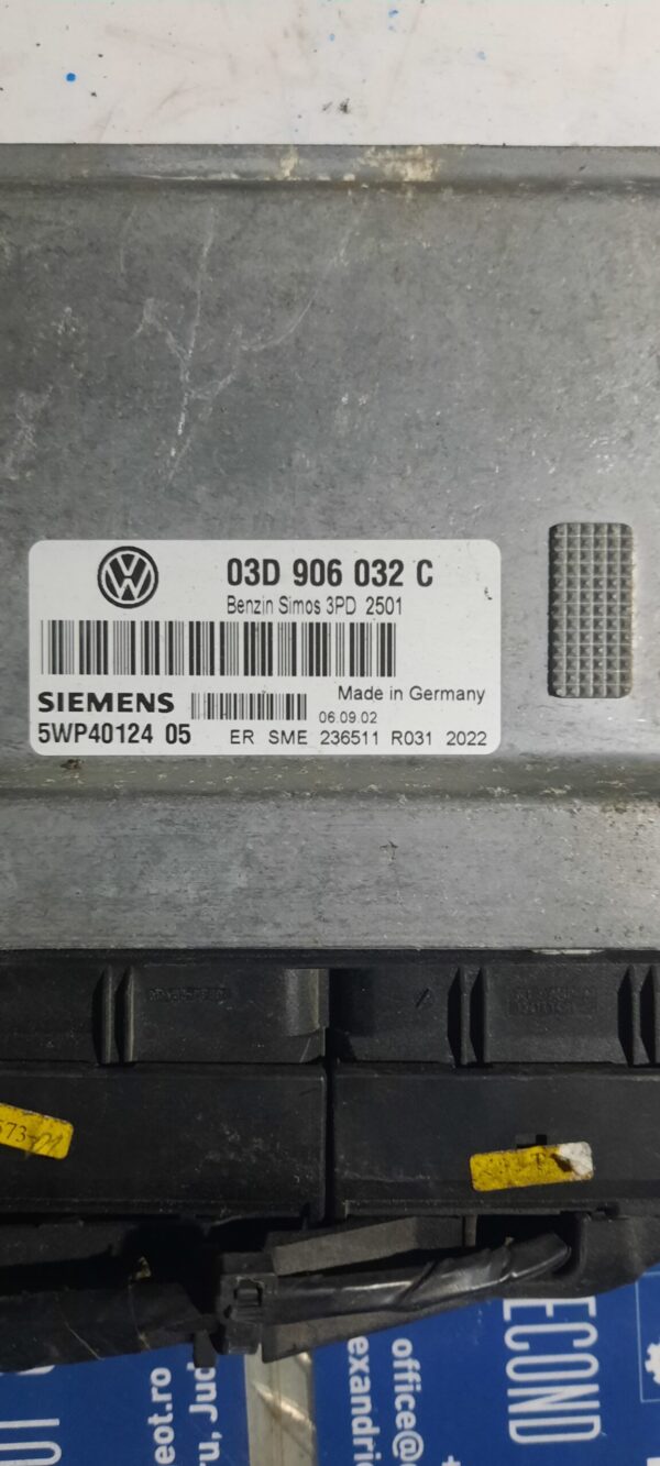 ECU Calculator motor VW Polo Seat Ibiza Skoda Fabia 03D906032C 5WP4012405