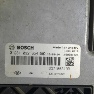 ECU Calculator motor Dacia Renault euro 6 cod 237106319r