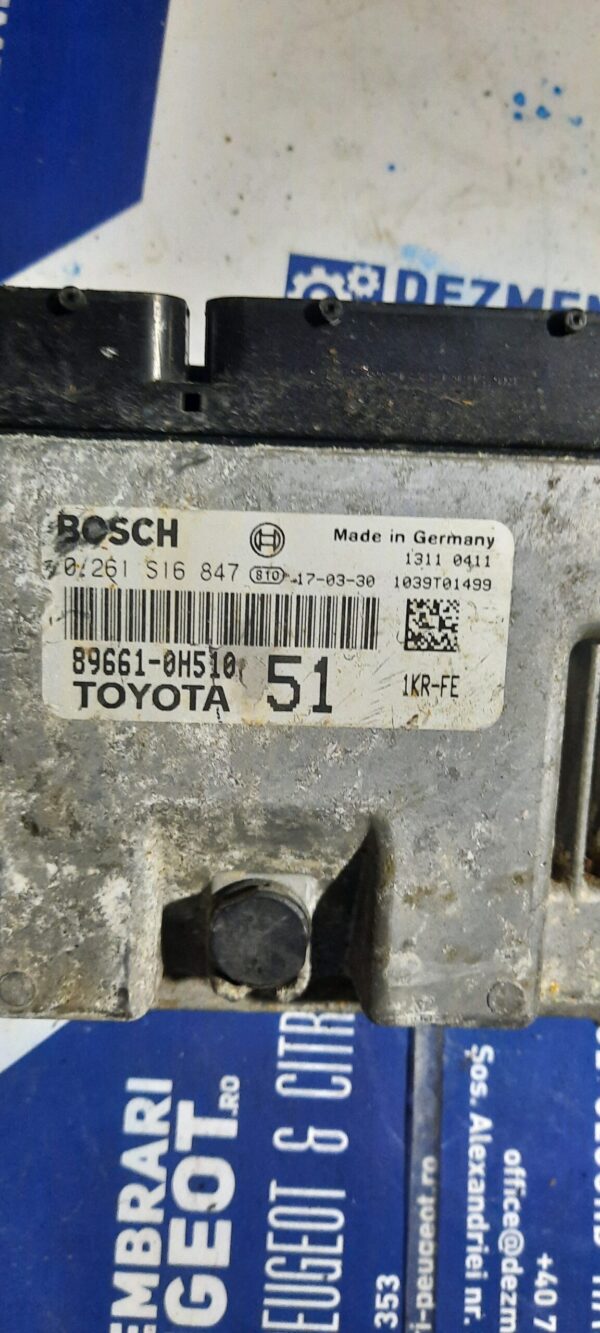 ECU Calculator motor Toyota Aygo 1.0 89661-0H510 0261S16847