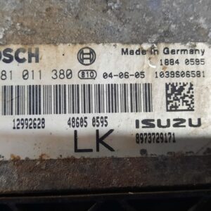 ECU Calculator motor Opel Astra H 1.7CDTI 12992628 0281011380 VAG