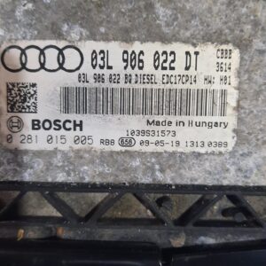 ECU Calculator motor Audi A3 Passat 2.0TDI 03L906022DT 0281015005 VAG