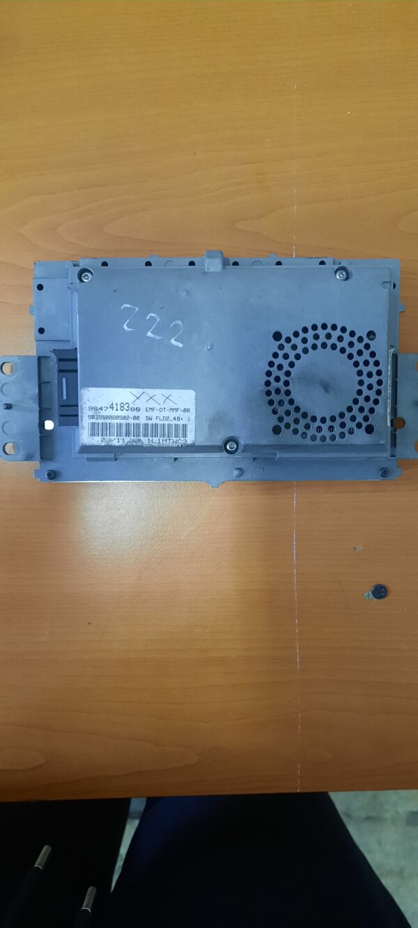 Display navigatie Peugeot 407 2.2 benzina cod 9647418380