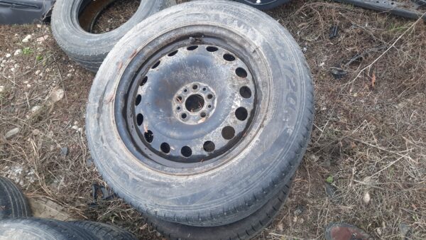 Roata rezerva Peugeot 807 5x98 16 inch janta tabla cu cauciuc 206/65R16