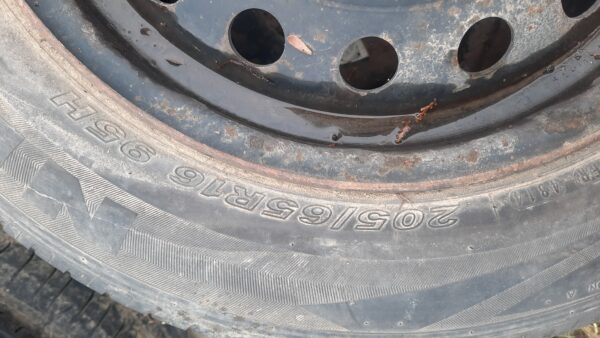 Roata rezerva Peugeot 807 5x98 16 inch janta tabla cu cauciuc 206/65R16