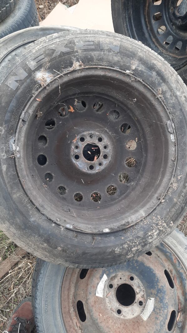Roata rezerva Peugeot 807 5x98 16 inch janta tabla cu cauciuc 206/65R16