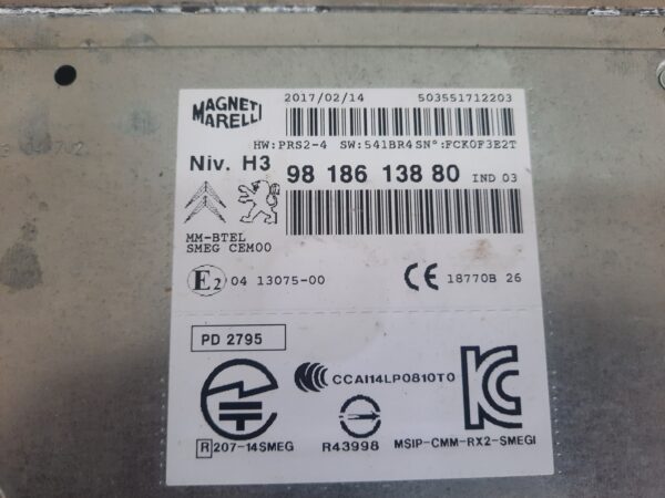 20240314_110944 Navigatie cod 9818613880 Unitate Citroen C4 Cactus Peugeot 308 2014