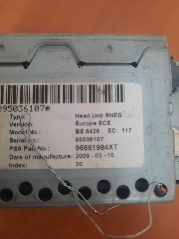 20240314_111447 Radio CD Bluetooth navigatie cod 96661984XT Peugeot 3008 1.6HDI din 2014