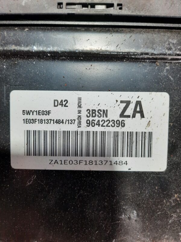 Calculator ECU Chevrolet Lacetti 1.6 96422396 5WY1E03F D42