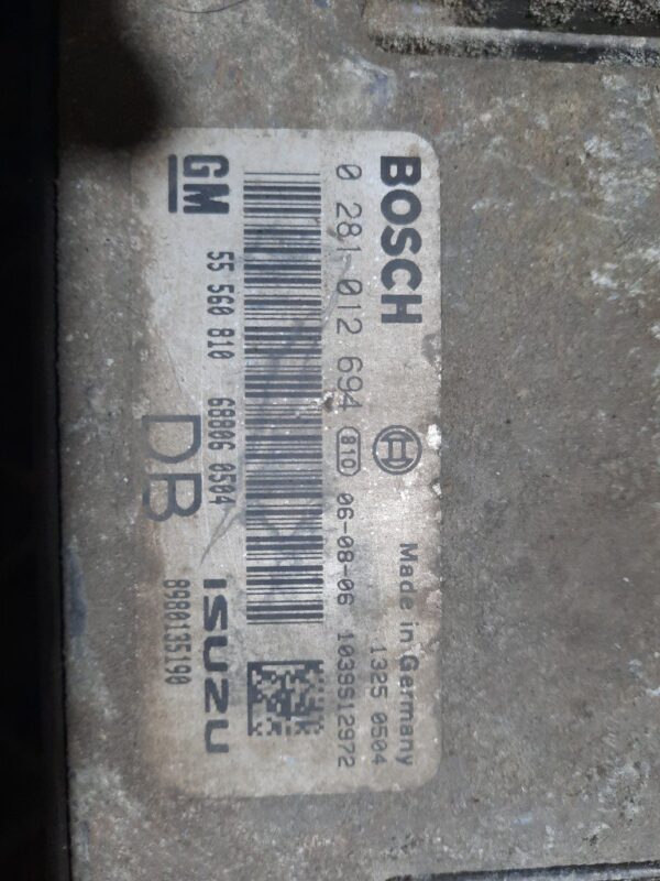 Calculator motor ECU Bosch cod GM55560810 0281012694  Opel Corsa Opel Astra H C