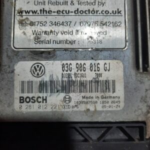 Calculator ecu Volkswagen Golf 5 (2004-2009) cod 0 281 012 221 03G906016GJ