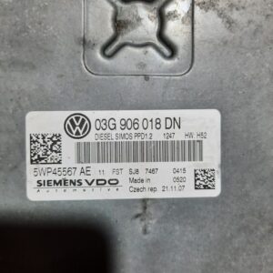 ECU Calculator motor Audi A3 gama VAG 2.0 tdi cod 03G906018DN 5WP45567AE