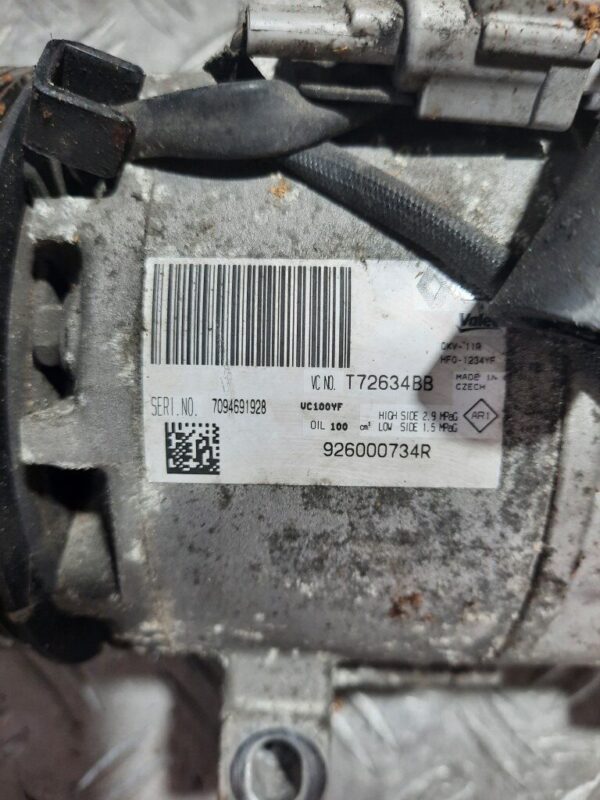 Compresor Ac Renault Clio 4 0.9 TCE H4B408 an de fabricatie cod 926000734R