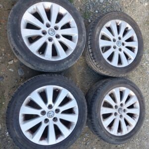 Set jante aliaj cu cauciucuri vara 225/50R17 7J Opel 5 prezoane