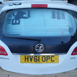 Haion Opel Meriva B an 2011 complet cu luneta si anexe culoare alb