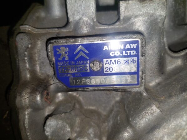 Cutie viteze automata 6 trepte PEUGEOT 3008 2.0 hdi cod 20GY03