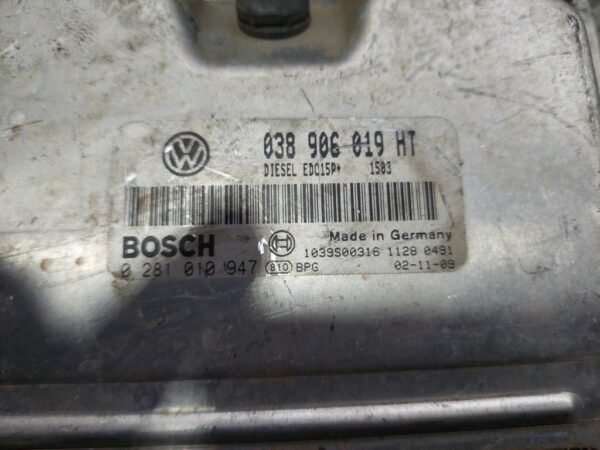 Ecu Skoda Wolkswagen Seat 1.9 tdi atd cod 038906019HT 0281010947