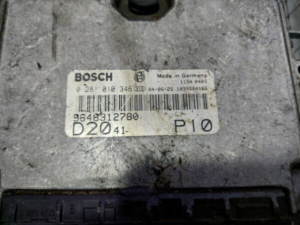ECU Calculator motor Fiat Peugeot Citroen 2.0JTD 9648312780 0281010346 EDC15C7