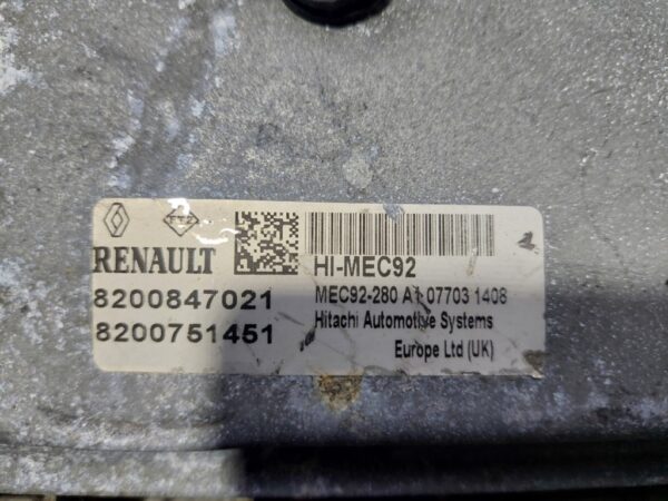 ECU Calculator motor Renault Laguna 2.0 cod 8200847021 MEC92-280
