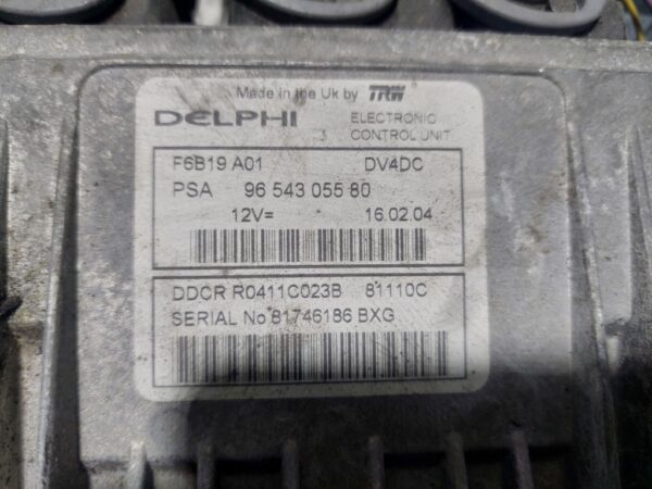 ECU Calculator motor Citroen C3 1.4HDI cod 9654305580 81110C an 2004