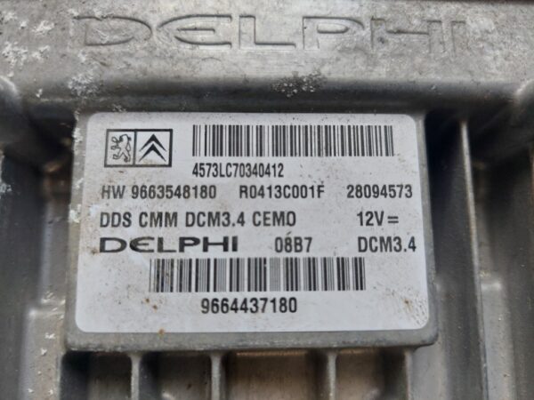 ECU Calculator Motor Citroen C5 2.0 HDI 9663548180 R0413C001F 9664437180