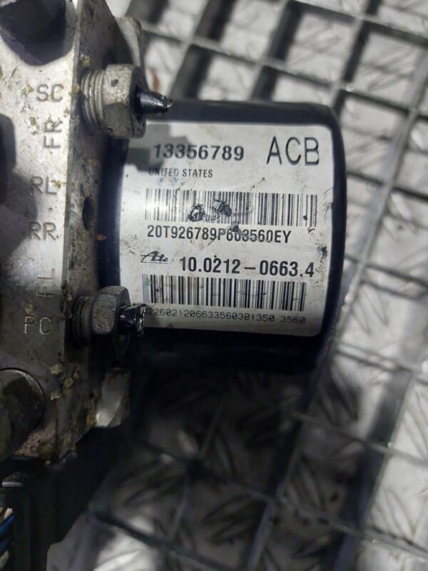 Pompa ABS Opel Astra J  cod 13356789 10.0212-0663.4 ACB