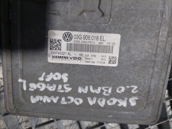 ECU Calculator Motor Skoda Octavia 2 2.0 TDI 2008 cod 03G906018EL