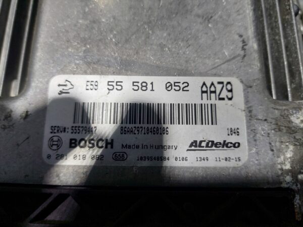 ECU calculator motor 2 Opel Astra J GTC  2.0 CDTI A20DTH cod 55581052 028101808