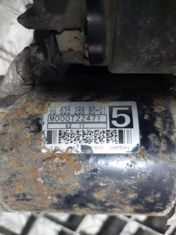 Electromotor Peugeot 207 motor 1.6 HDI 109 cp  Cod 9663528880-01 M000T22471
