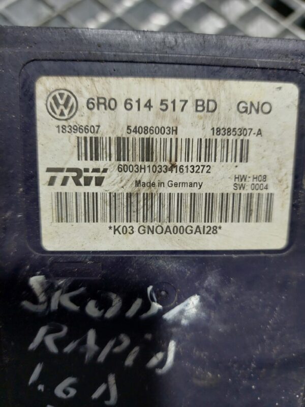 Pompa ABS SKODA RAPID II 1.6 tdi cod 6R0614517BD