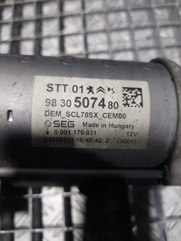Electromotor Peugeot Citroen Opel 1.2 THP cod 9830507480 cod motor HN05